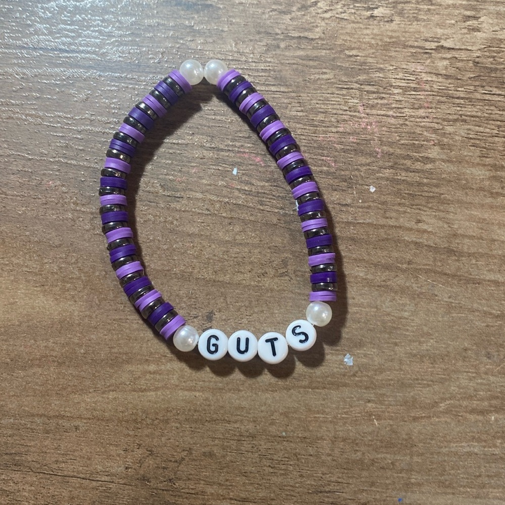 Homemade guts bracelet